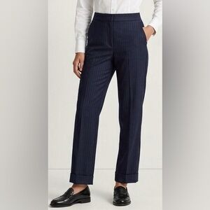 Essentiel Antwerp dark blue/white faint stitch ankle pants made/Portugal 34(2)
